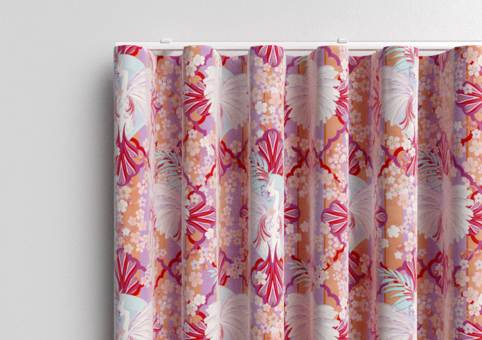 Faded Glamour, Fairground Stripe - Made To Measure Curtains - Image 13